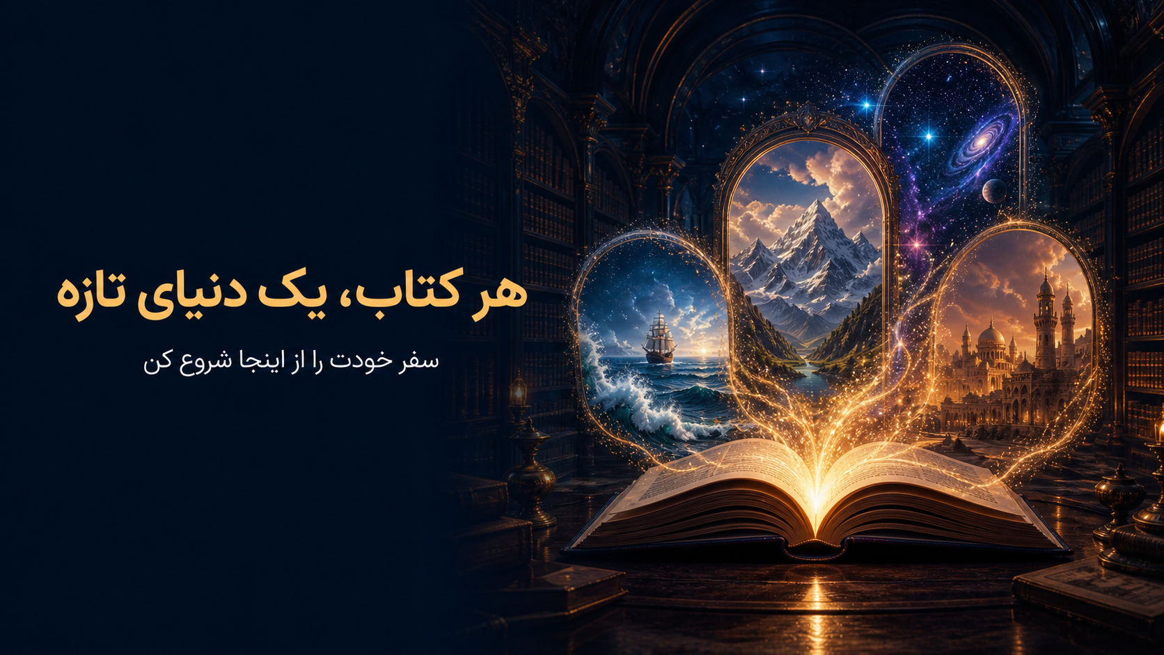 دنیایی از کتابها در ketaben